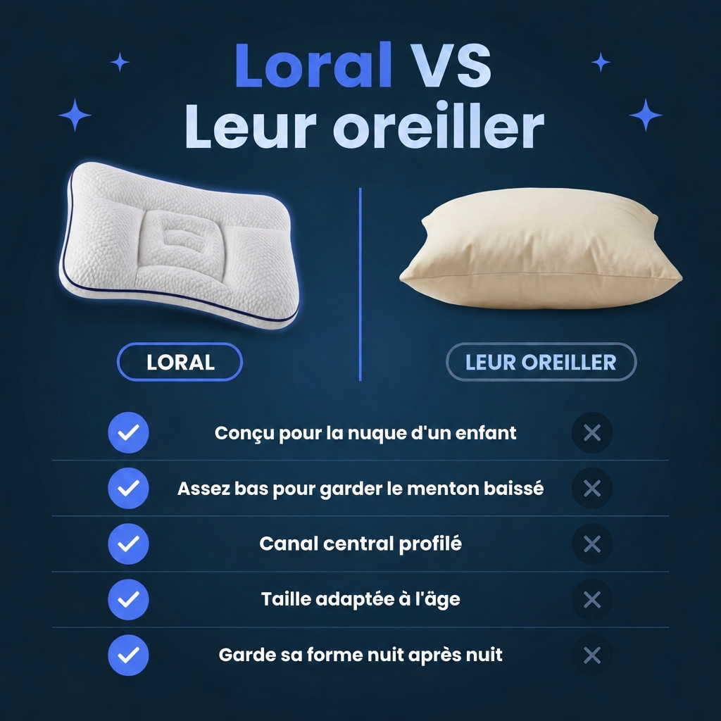 Oreiller de Posture pour Enfants Loral